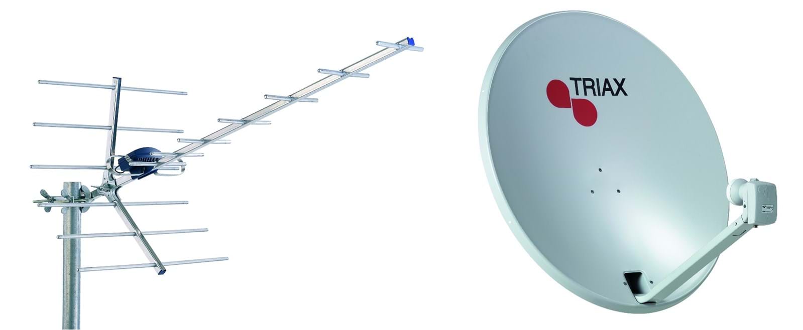 Use of aluminium in Triax antennas